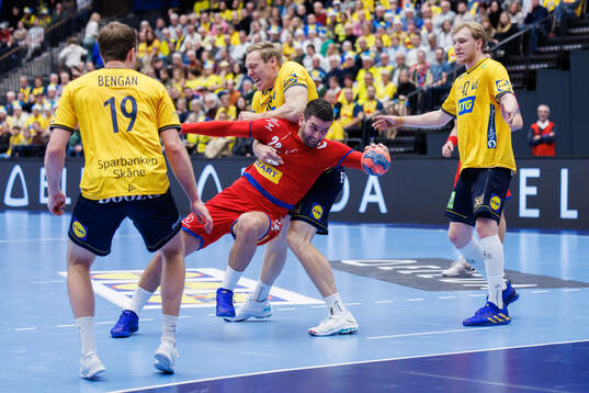 Predrag Vejin of Serbia and Fredric Pettersson of Sweden