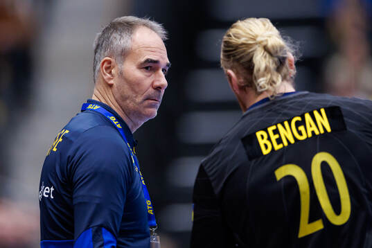 Goalkeeper coach Tomas Svensson of Sweden