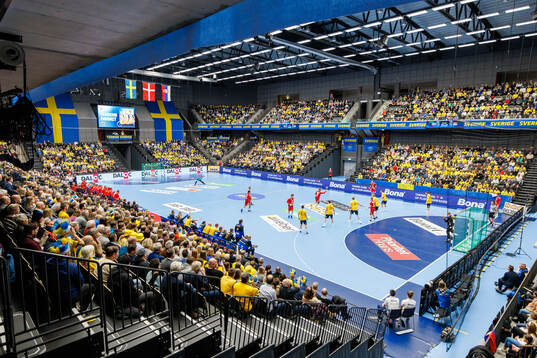 Interior of Halmstad Arena