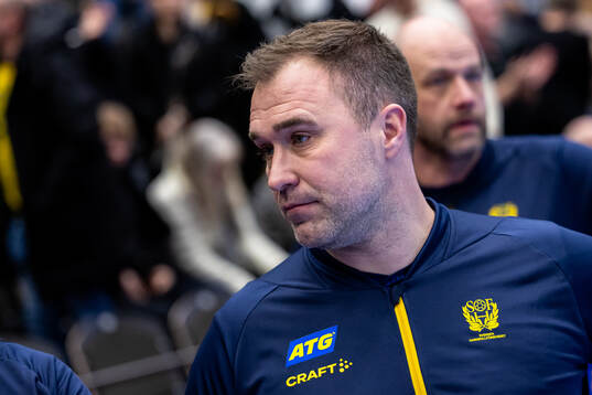 Assistant coach Michael Apelgren of Sweden