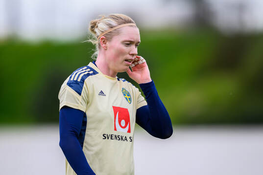 goalkeeper Hedvig Lindahl of the Swedish women's football
