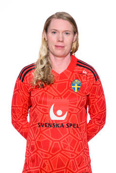 goalkeeper Hedvig Lindahl of the Swedish women's football