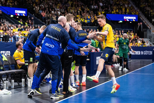 Lucas Pellas of Sweden celebrates