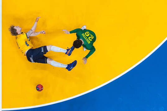 Eric Johansson of Sweden and Oswaldo Maestro of Brazil