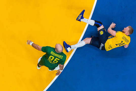 Gustavo Rodrigues of Brazil and Jim Gottfridsson of Sweden