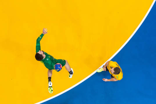 Guilherme Torriani of Brazil and Albin Lagergren of Sweden