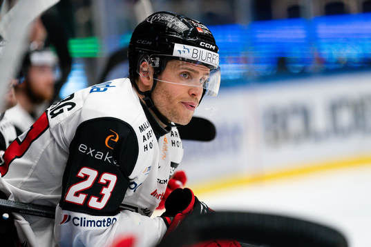 Malmö Redhawks Christoffer Forsberg deppar