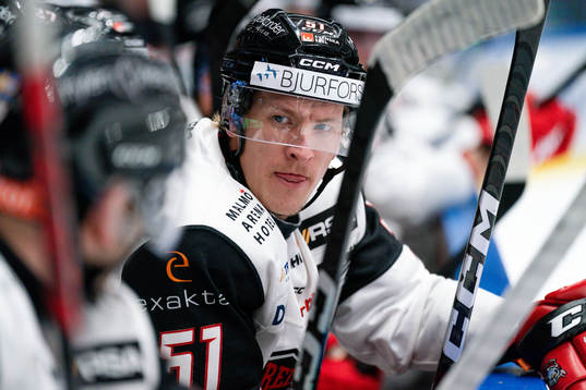 Malmö Redhawks Emil Sylvegård deppar
