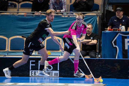 Helsingborgs Linus Malmström och Faluns Johan Samuelsson
