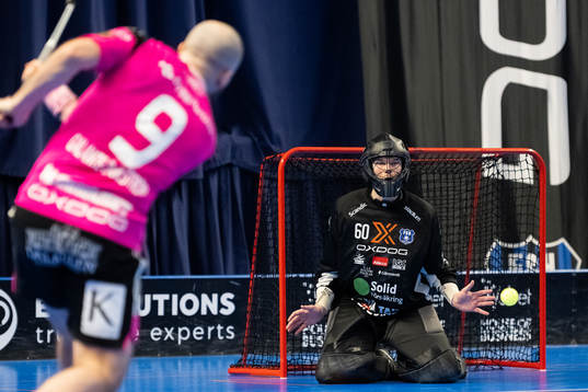 Helsingborgs målvakt Jonathan Edling och Faluns Alexander