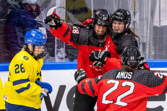 Bläddra bland fler bilder av 2023 IIHF U18 Women's World Championship, Day 8, Final, Canada - Sweden