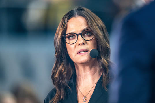 Suzanne Sjögren, host for the Swedish broadcaster Viasat
