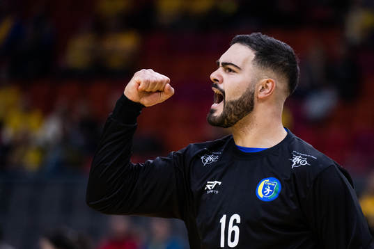 goalkeeper Rangel da Rosa of Brazil celebrates