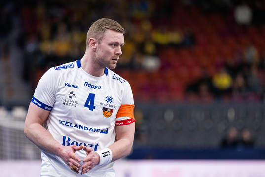 Aron Palmarsson of Iceland