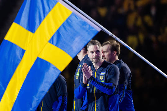 Goalkeeper Andreas Palicka of Sweden
