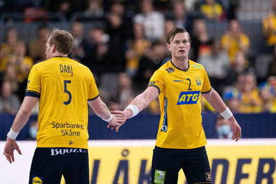 Max Darj and Jonathan Carlsbogård of Sweden
