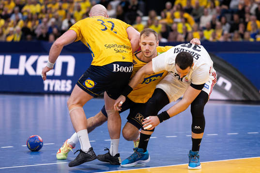 Oscar Bergendahl and Lukas Sandell of Sweden against