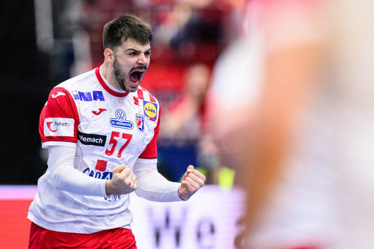 Filip Glavas of Croatia celebrates