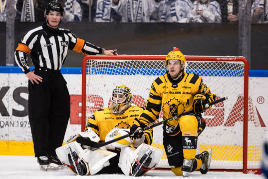 Skellefteås målvakt Linus Söderström och Skellefteås