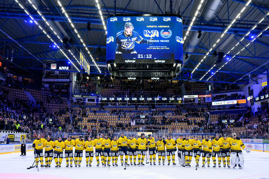 HV71s spelare jublar
