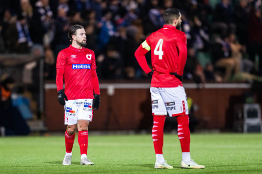 Degerfors Karim Mammar och Sean Sabetkar deppar