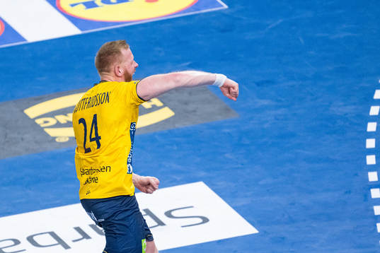 Jim Gottfridsson of Sweden celebrates