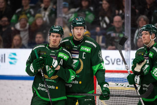 Färjestads Joakim Nygård, Victor Ejdsell och Mattias