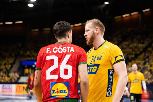 Francisco Costa of Portugal and Jim Gottfridsson of Sweden