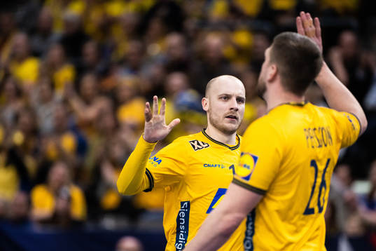 Daniel Pettersson of Sweden celebrates