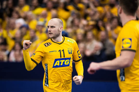 Daniel Pettersson of Sweden celebrates