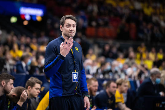 Head coach Glenn Solberg of Sweden