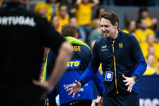 Head coach Glenn Solberg of Sweden