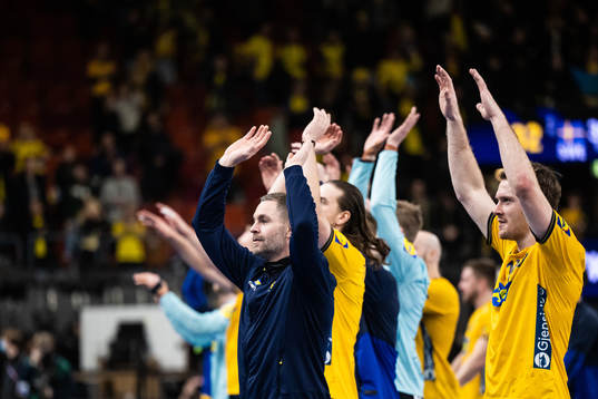 Andreas Palicka of Sweden celebrate