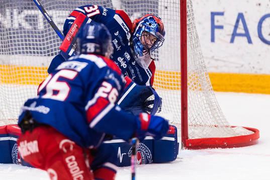 Oskarshamns målvakt Tim Juel