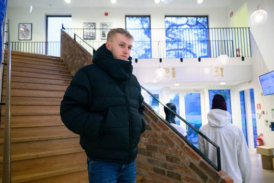 IFK Göteborgs Elias Hagen på Kamratgården
