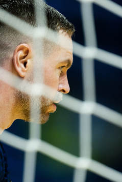 Goalkeeper Andreas Palicka of Sweden