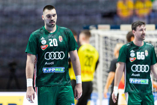 Miklos Rosta  of Hungary looks dejected
