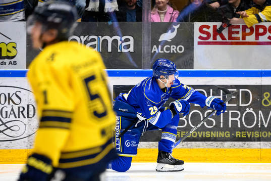 Leksands Emil Heineman jublar