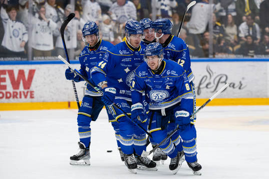 Leksands Matt Caito jublar