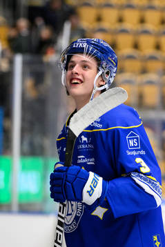 Leksands Anton Johansson jublar