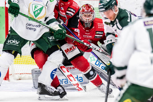 Malmö Redhawks målvakt Brandon Maxwell