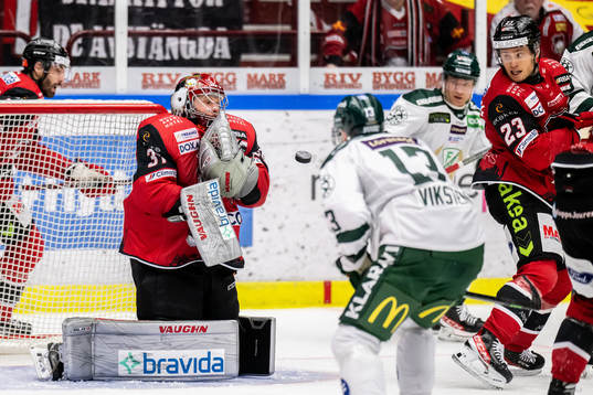 Malmö Redhawks målvakt Brandon Maxwell