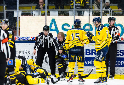 Västerås Anthon Eriksson i bråk