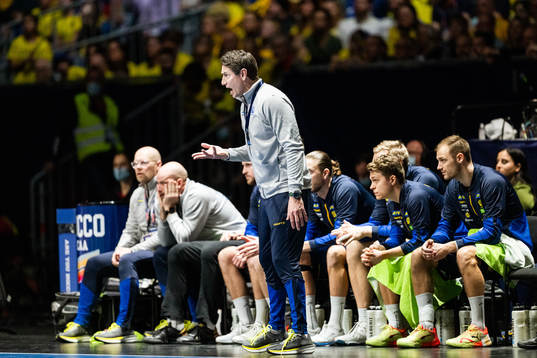 Head coach Glenn Solberg of Sweden