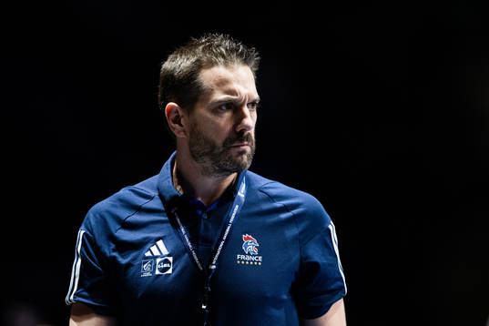 head coach Guillaume Gille of France