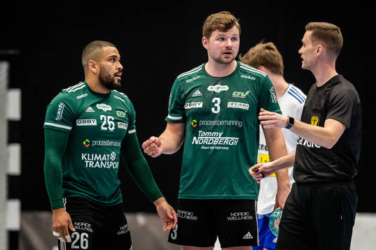 OV Helsingborgs Miguel Mbumba och Jonathan Wilthorn