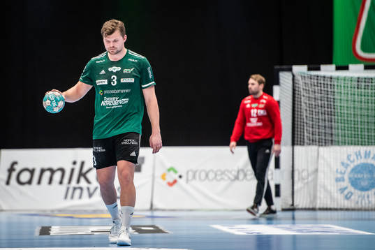 OV Helsingborgs Jonathan Wilthorn och målvakt Samuel
