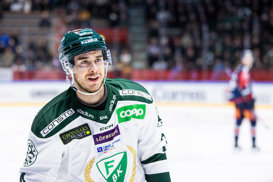 Färjestads Michael Lindqvist jublar
