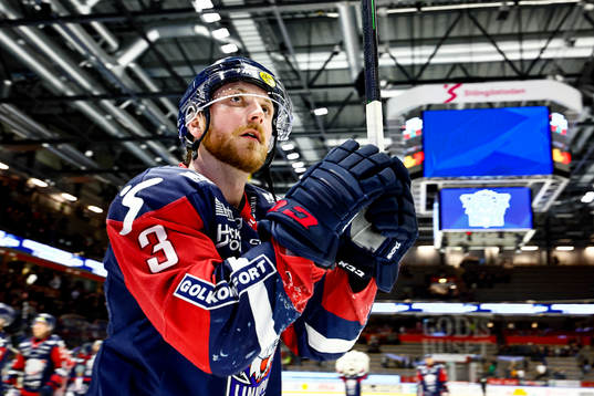 Linköpings Linus Hultström jublar