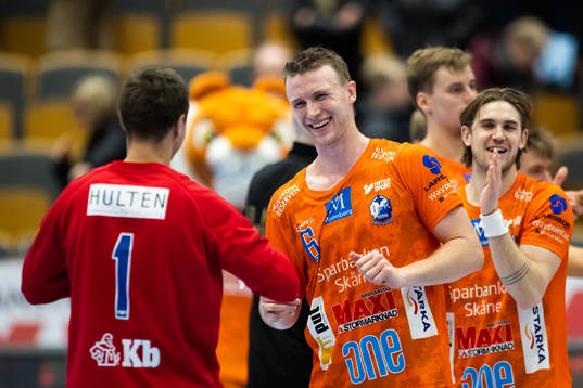 IFK Kristianstads Philip Henningsson jublar